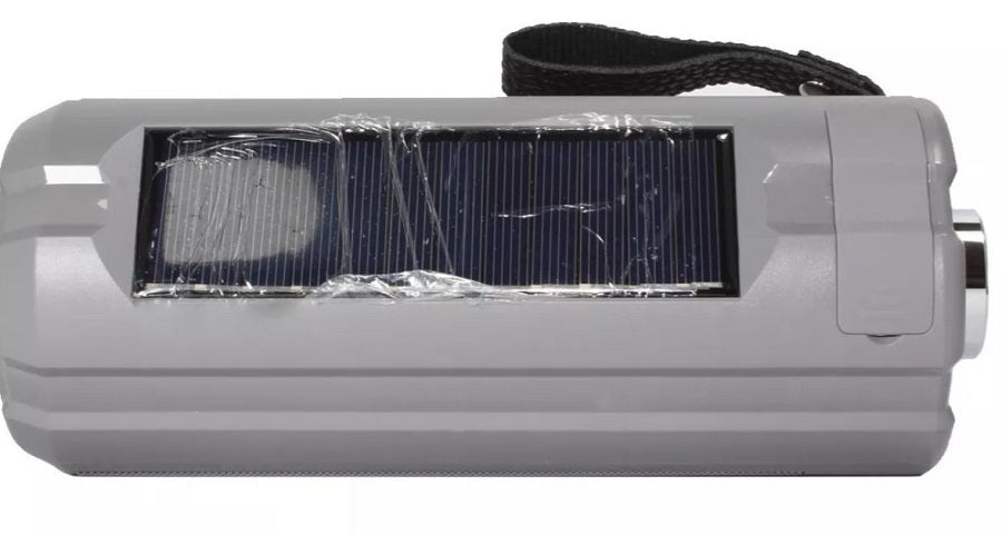 Altoparlante Bluetooth/USB/FM/LED 6W ricaricabile con pannello solare vari colori JK-1413S WB1638