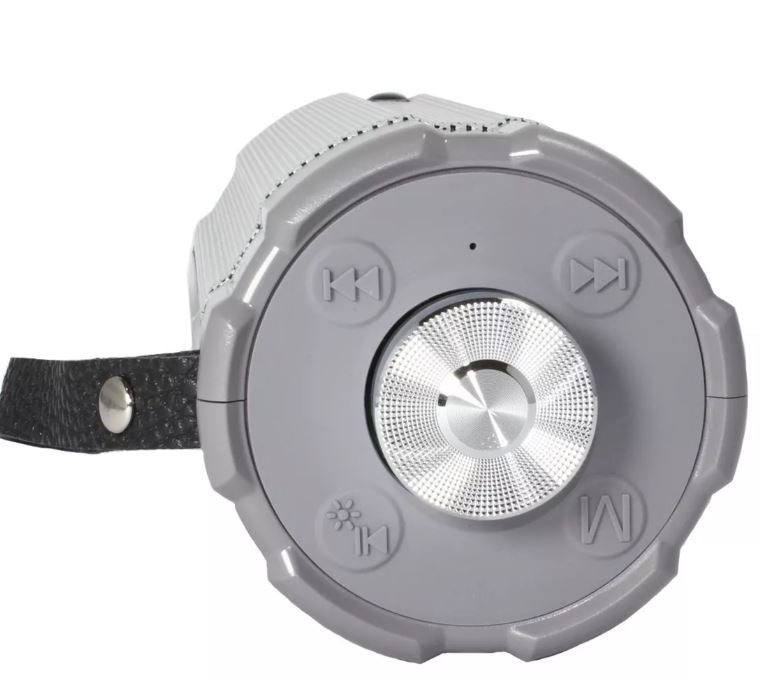 Altoparlante Bluetooth/USB/FM/LED 6W ricaricabile con pannello solare vari colori JK-1413S WB1638