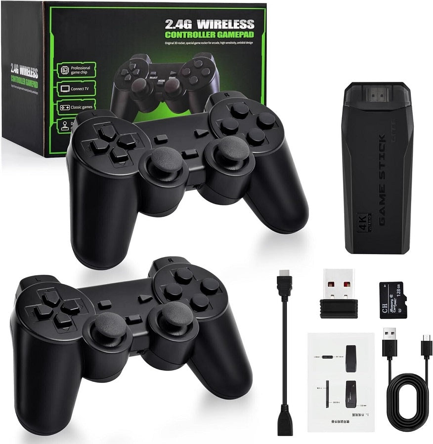 Console retro gaming HDMI  2 controller wireless 9 emulatori