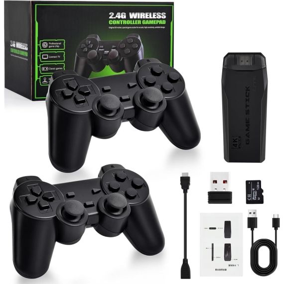 Console retro gaming HDMI  2 controller wireless 9 emulatori