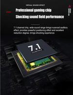 Cuffie da gaming con microfono virtual 7.1 audio con illuminazione LED  FV-G95 WB1715