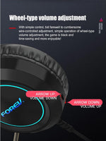 Cuffie da gaming con microfono virtual 7.1 audio con illuminazione LED  FV-G95 WB1715
