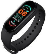 Smartband Bluetooth rilevamento frequenza cardiaca e notifiche M6