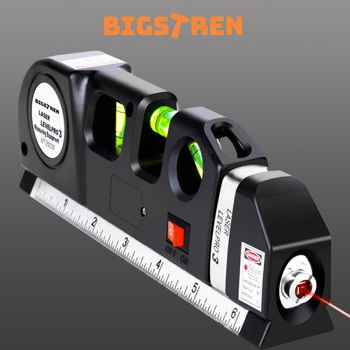 Livella laser con metro incorporato 250cm