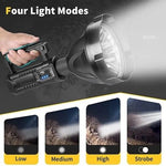 Torcia LED ricaricabile con treppiedi e funzione powerbank 6692050151203 W5120 WB1843