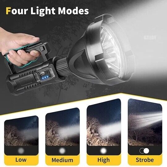 Torcia LED ricaricabile con treppiedi e funzione powerbank 6692050151203 W5120 WB1843