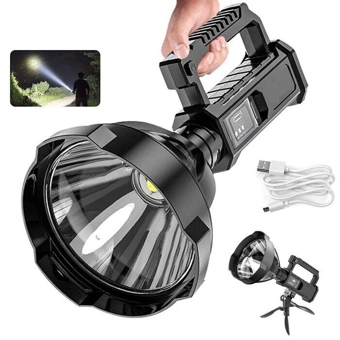 Torcia LED ricaricabile con treppiedi e funzione powerbank 6692050151203 W5120 WB1843
