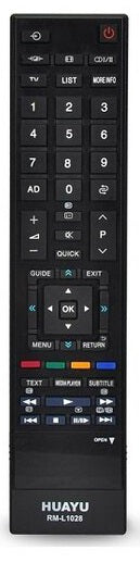 Telecomando per TOSHIBA TV LCD LED RM-L1028 6934086690401 WB1844