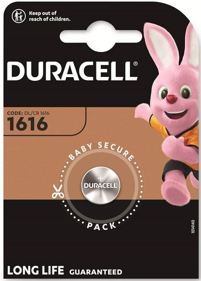 Batteria a bottone al litio 3V CR1616 Duracell 50003940336 WB1866