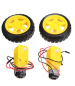 Kit 4 pezzi 2 ruote e 2 motori TT