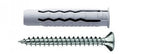Tasselli multiuso F4V a 4 settori in nylon con vite TSP croce 5 mm con vite 3,5 x 30  8007187414318 SMP1431 WB1942