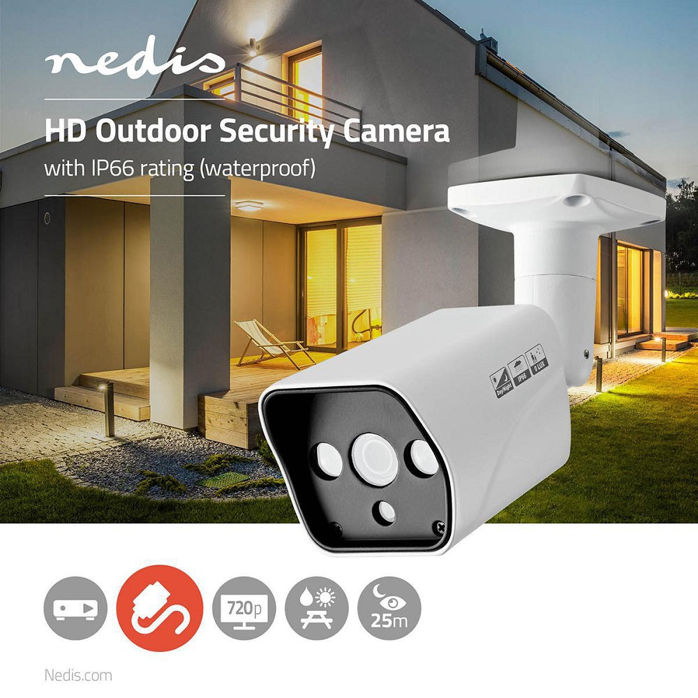 Videocamera di sicurezza CCTV HD 720p visione notturna fino a 20m AHDCBW10WT 5412810269389 WB2010