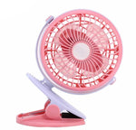 Ventilatore ricaricabile portatile con  pinza - vari colori