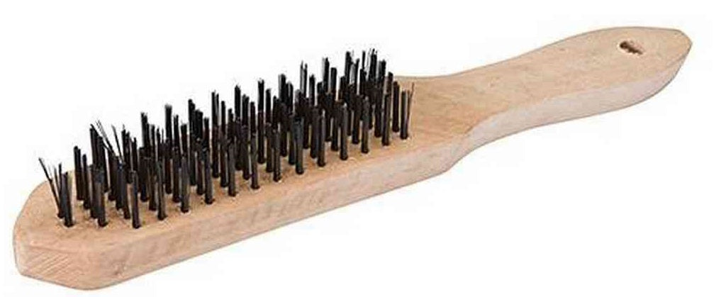 Spazzola di legno con setole in acciaio temprato ad alta resistenza Pavan 8021636300137 3000615 WB2991
