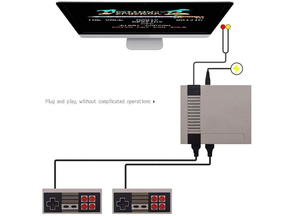 Mini console di gioco rétro con 620 giochi integrati 6911947116201 WB230
