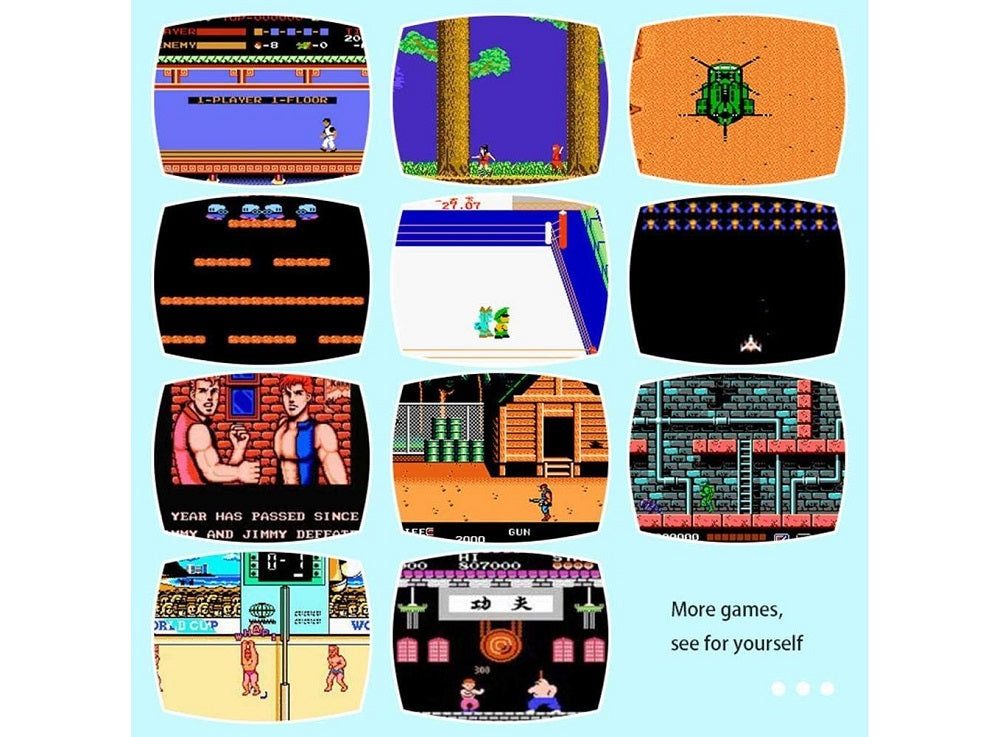Mini console di gioco rétro con 620 giochi integrati 6911947116201 WB230