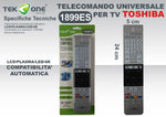 Telecomando universale compatibile Toshiba 8054314575251 1899ES WB232
