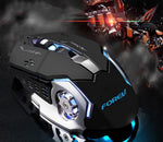 Mouse da gaming LED wireless con batteria ricaricabile incorporata nero FV-W502 6959229900278 FV-W502 WB2360