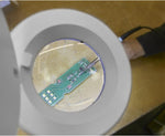 Lampada con lente d’ingrandimento LED da banco 24W con braccio snodabile 80555980101936 WB2364
