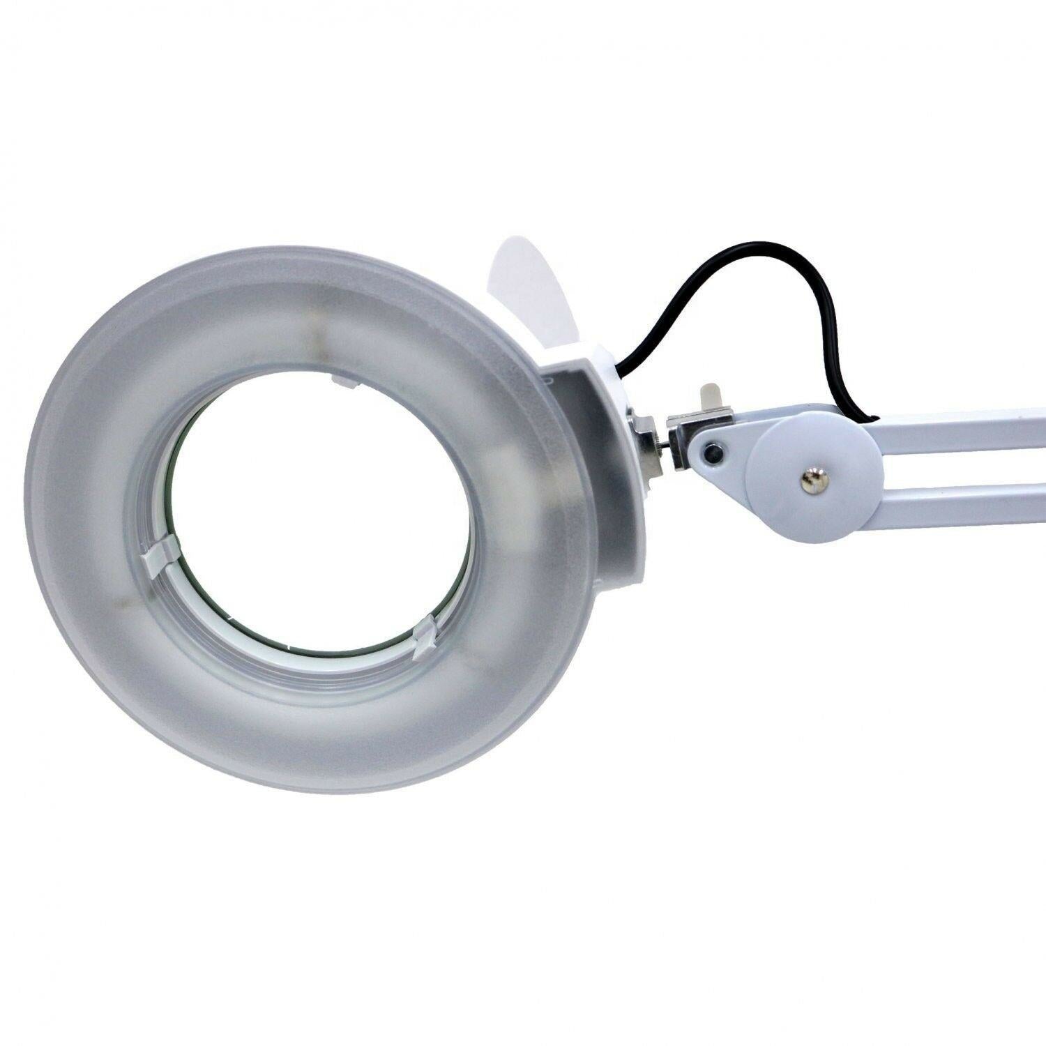 Lampada con lente d’ingrandimento LED da banco 24W con braccio snodabile 80555980101936 WB2364