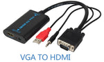 Adattatore audio/video da VGA ad HDMI