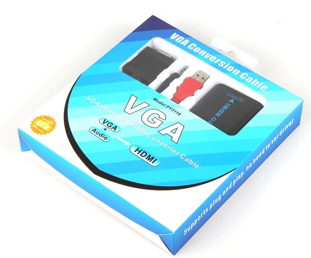 Adattatore audio/video da VGA ad HDMI FY3116 WB2368 8053323552147