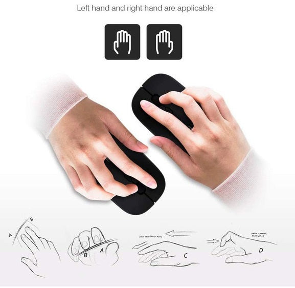 Mouse wireless nero con batteria ricaricabile incorporata WB2375
