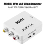 Mini convertitore da AV Audio ad VGA/jack audio WB2378Mini convertitore da AV Audio ad VGA/jack audio WB2378