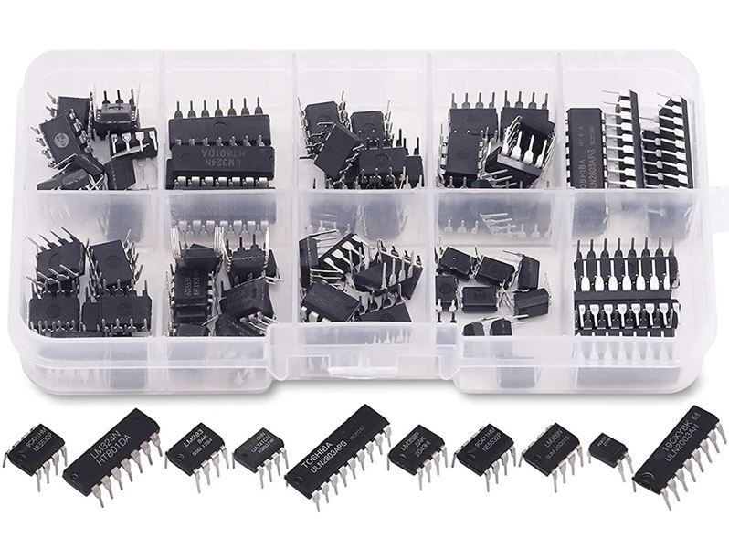 Kit 85 circuiti integrati 10 modelli