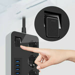 Multipresa con interruttore 3xSchuko 6xUSB 3.1A 3000W Q-PC6 7890052117350 WB239