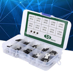 Transistor regolatore di tensione a 3 pin kit da 50 pezzi vari modelli LM317T/L7824 WB2393