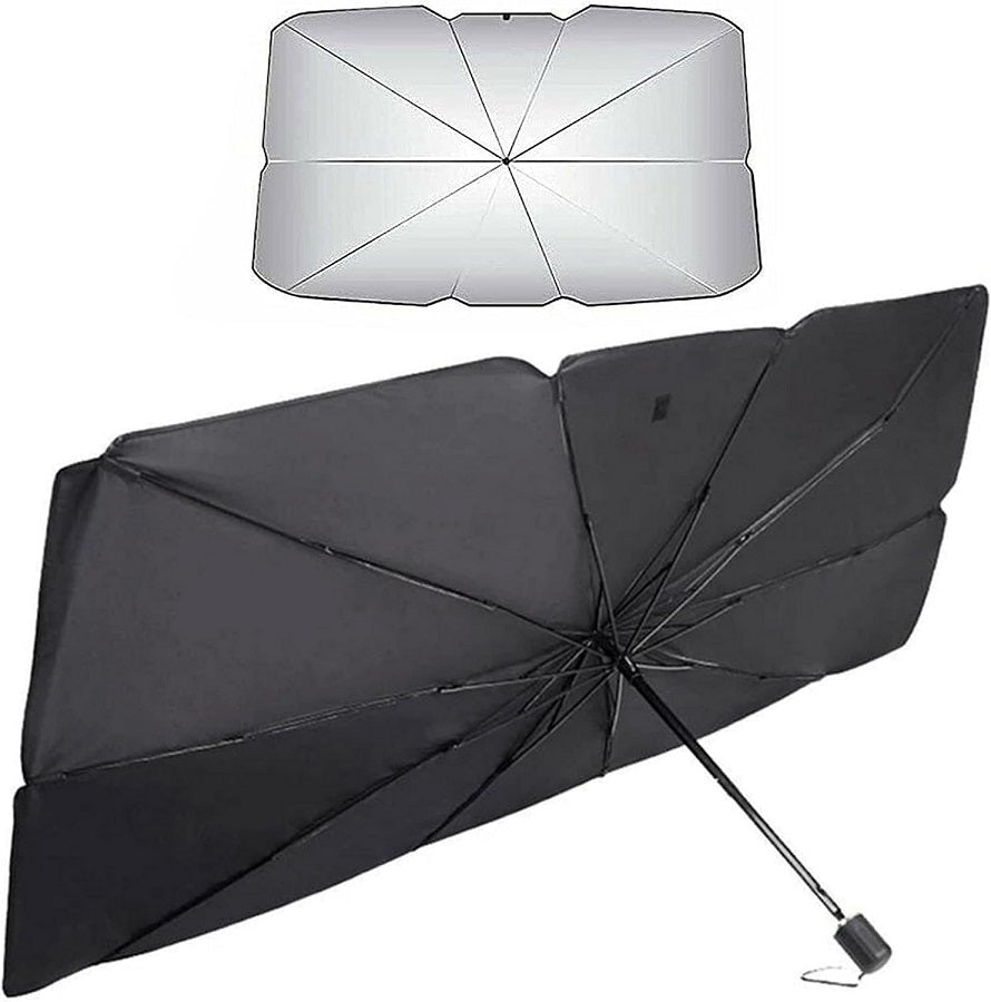 Ombrello parasole per auto 132x75cm