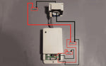 Misuratore di tensione/corrente/temperatura wireless con display LCD VAC8010F 500V 100A WB243