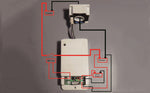 Misuratore di tensione/corrente/temperatura wireless con display LCD VAC8010F 500V 100A WB243
