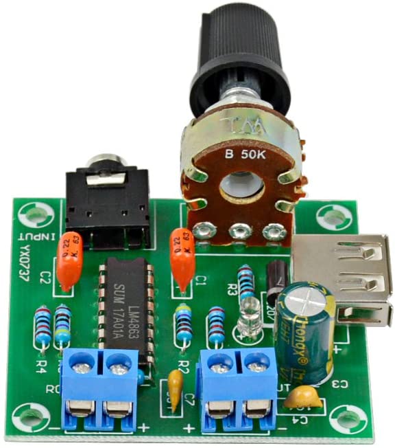 Mini amplificatore audio stereo 5V 5W 2 canali CM2038 WB2472