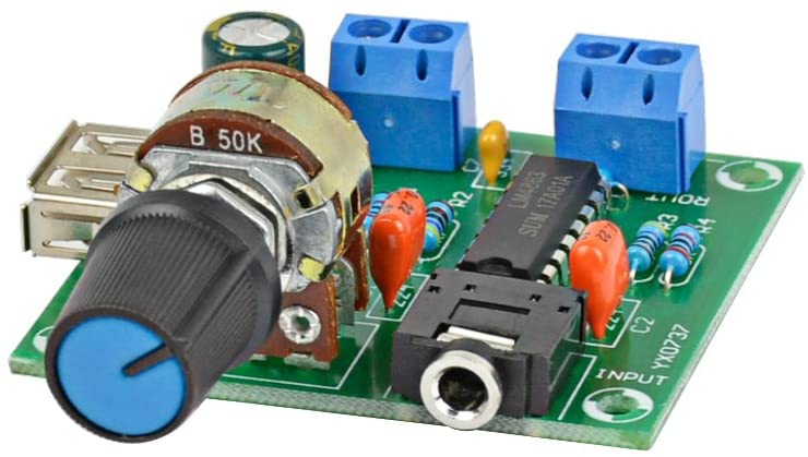 Mini amplificatore audio stereo 5V 5W 2 canali CM2038 WB2472