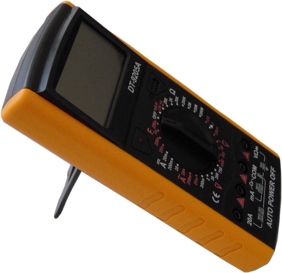 Multimetro digitale con puntali grandi DT-9205A  WB2478