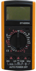Multimetro digitale con puntali grandi DT-9205A