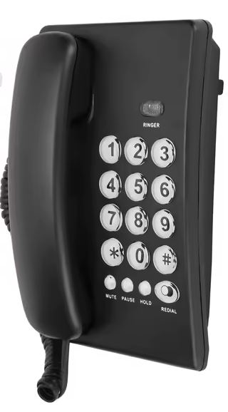 Telefono fisso con filo a pulsanti grandi bianco 6920160001133 LE-113 WB257