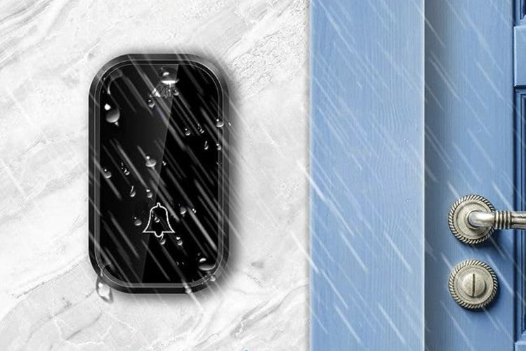 Campanello wireless nero con visualizzazione temperatura  WB270