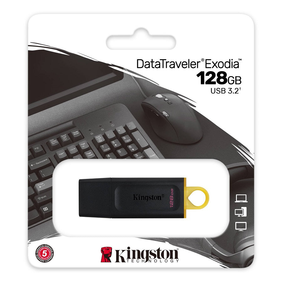 Chiavetta USB pendrive DataTraveler Exodia 128GB Kingston 740617309928 DTX/128GB WB318