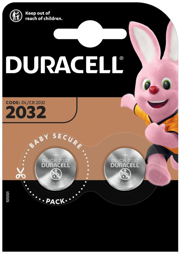 Batteria a bottone al litio 3V CR2032 Duracell