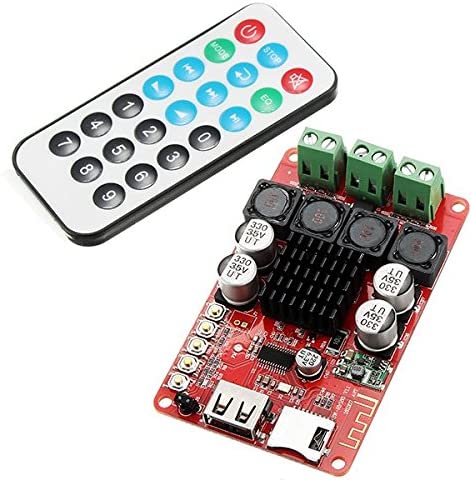 Amplificatore digitale 2x50W con bluetooth scheda Tf WB348