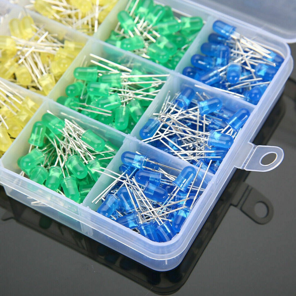 Kit diodi led 5mm 500pz 5 colori WB360