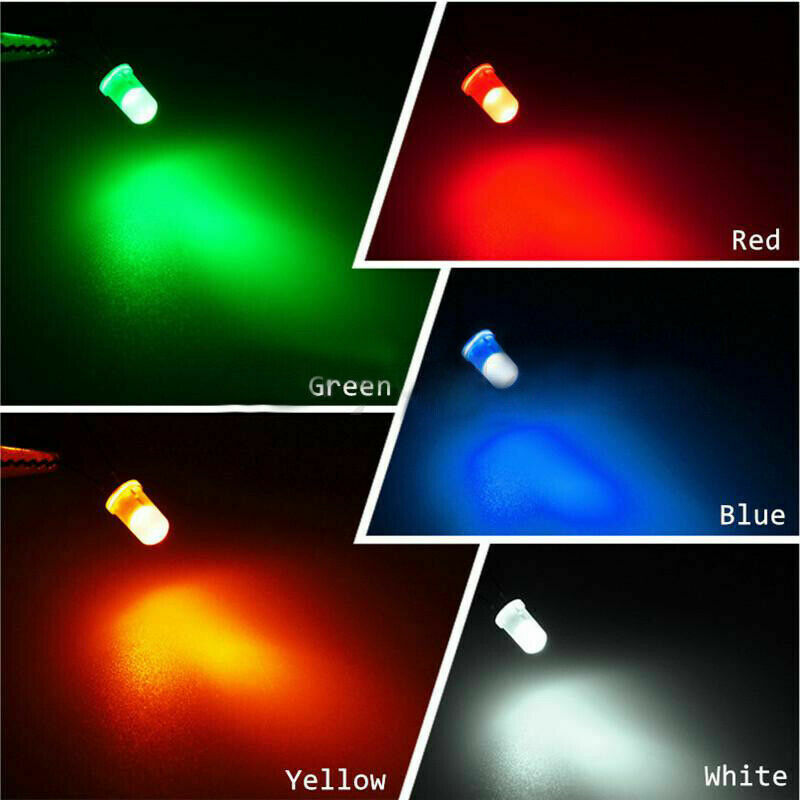 Kit diodi led 5mm 500pz 5 colori WB360