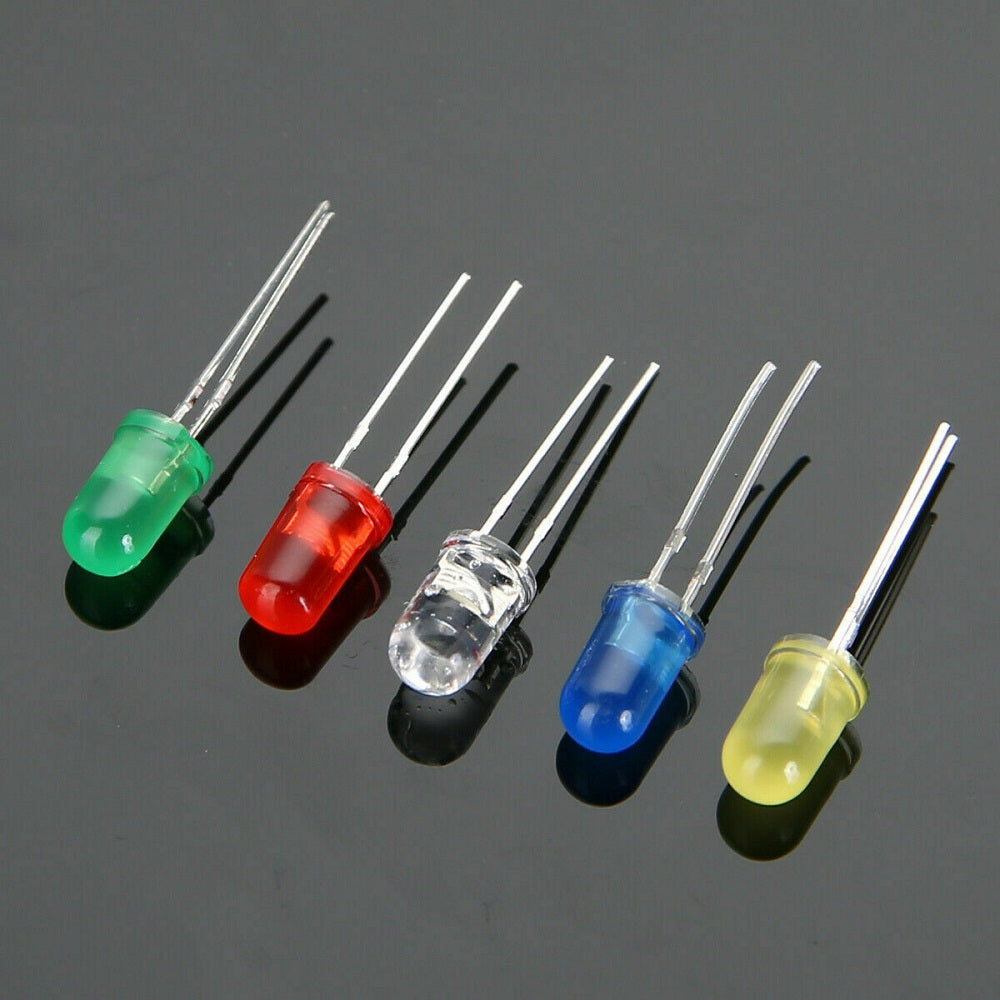 Kit diodi led 5mm 500pz 5 colori WB360Kit diodi led 5mm 500pz 5 colori WB360