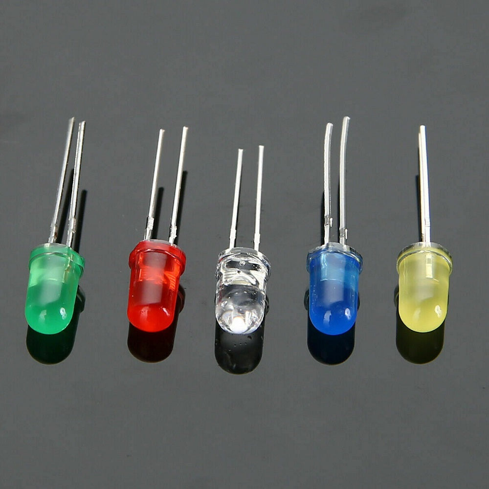 Kit diodi led 5mm 500pz 5 colori WB360