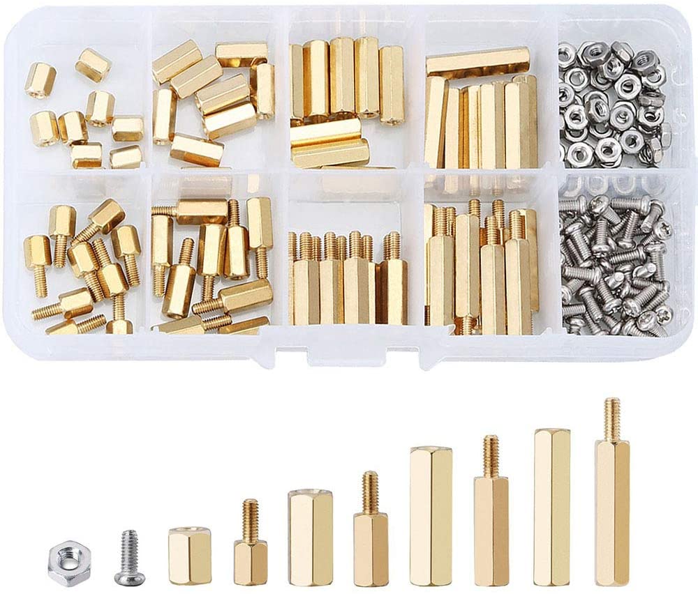 Kit 120pz distanziali M3 varie misure WB412