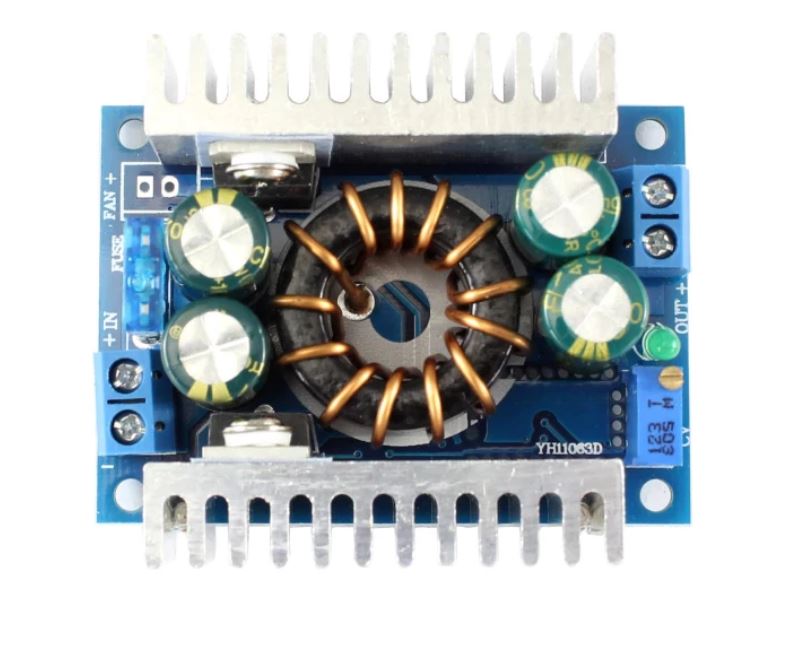 Convertitore alta potenza da DC 8-32V a 9-46V regolabile - 8A