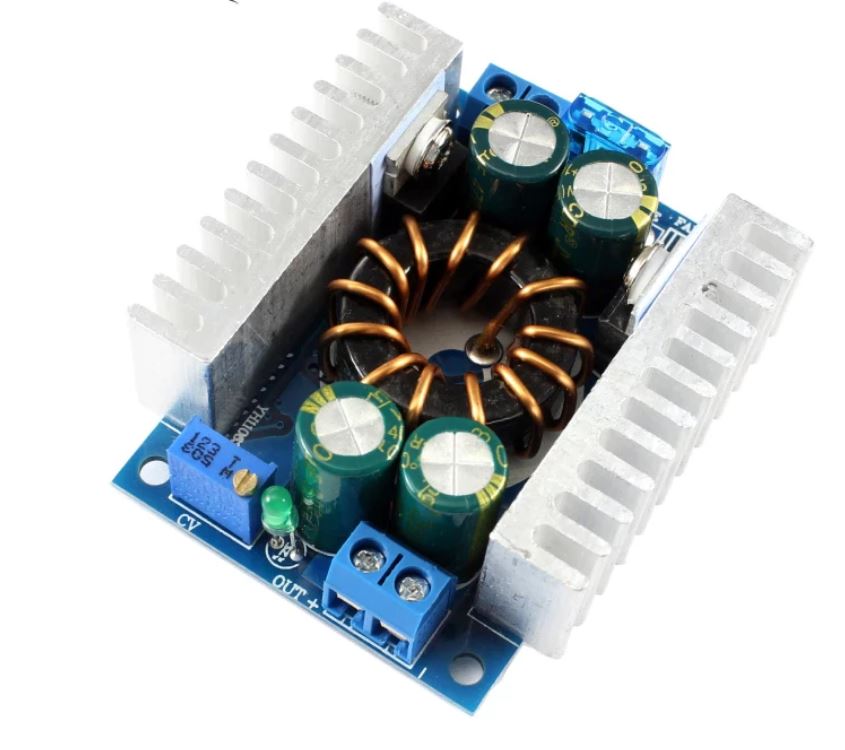Convertitore alta potenza da DC 8-32V a 9-46V regolabile - 8A WB438